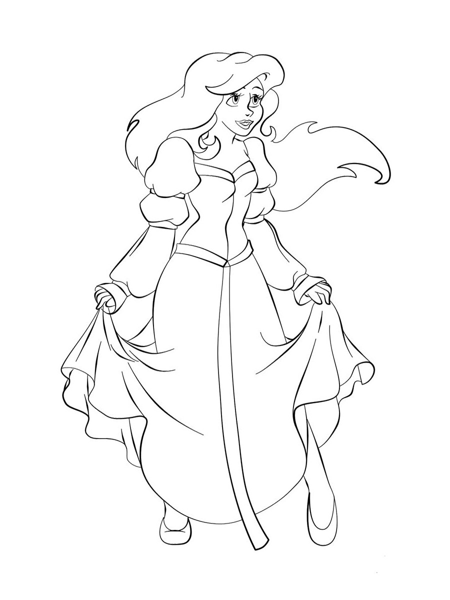 The Little Mermaid 13 coloring page