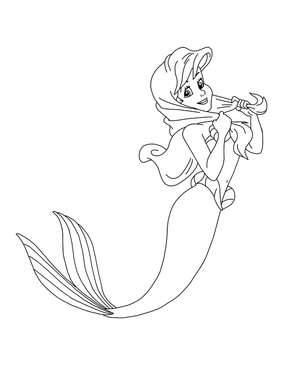 The Little Mermaid 16 coloring page