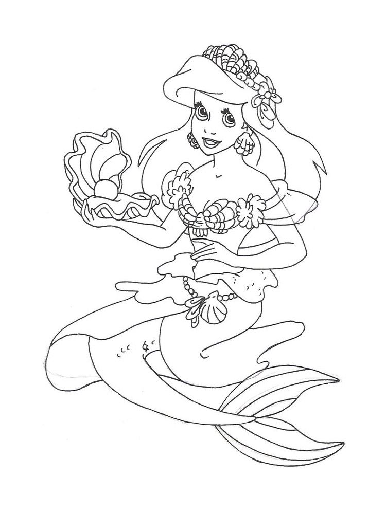 The Little Mermaid 18 coloring page