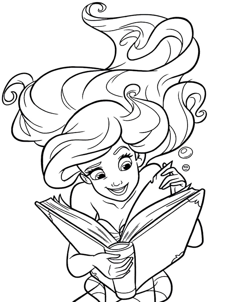 The Little Mermaid 2 coloring page