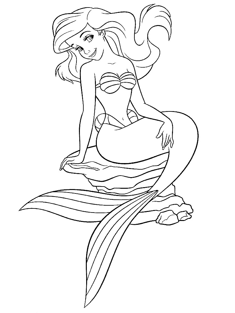 The Little Mermaid 20 coloring page