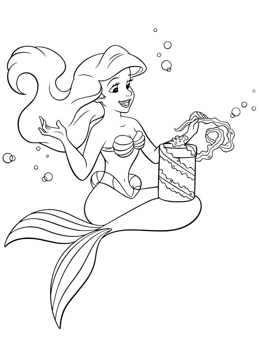 The Little Mermaid 32 coloring page