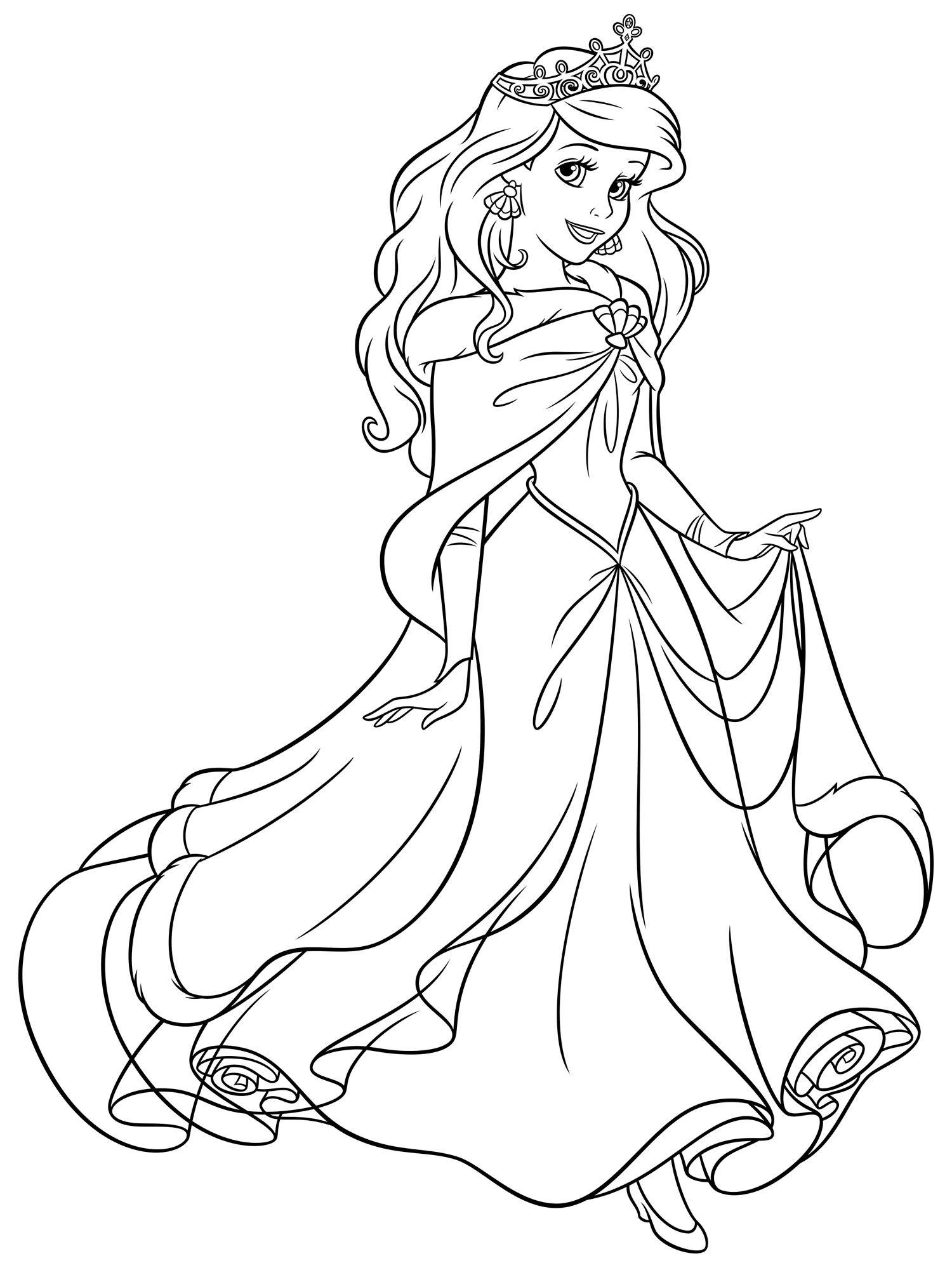 The Little Mermaid 36 coloring page