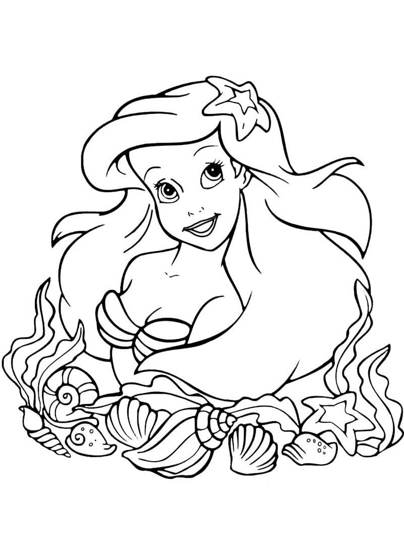 The Little Mermaid 44 coloring page