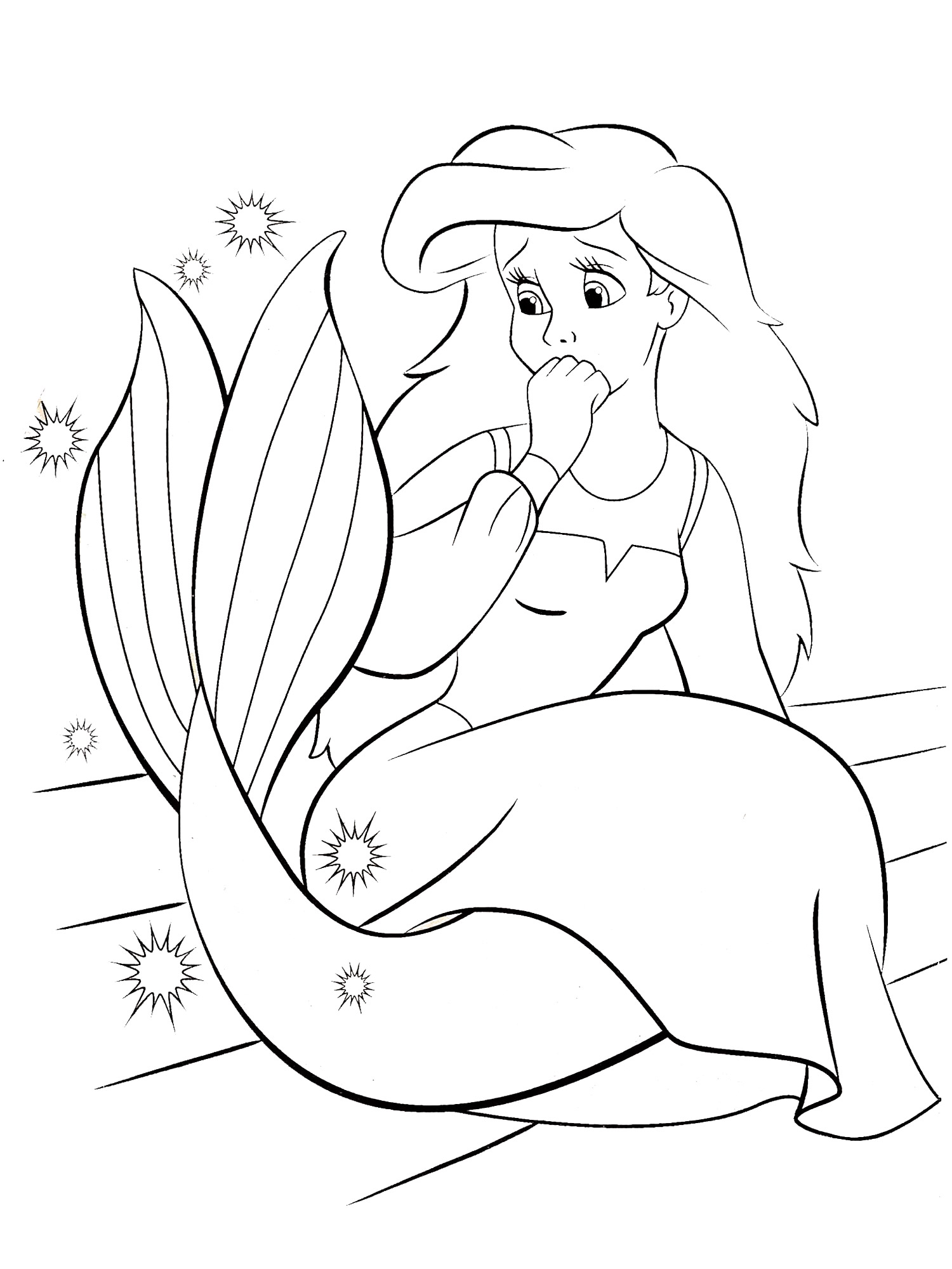 The Little Mermaid 5 coloring page