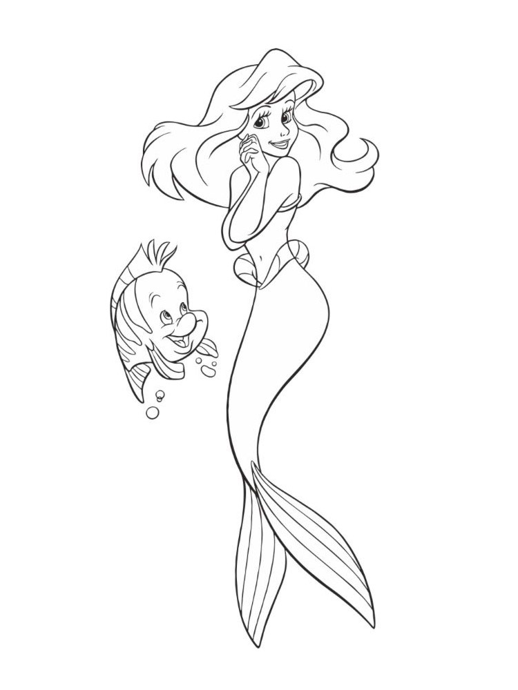 The Little Mermaid 6 coloring page