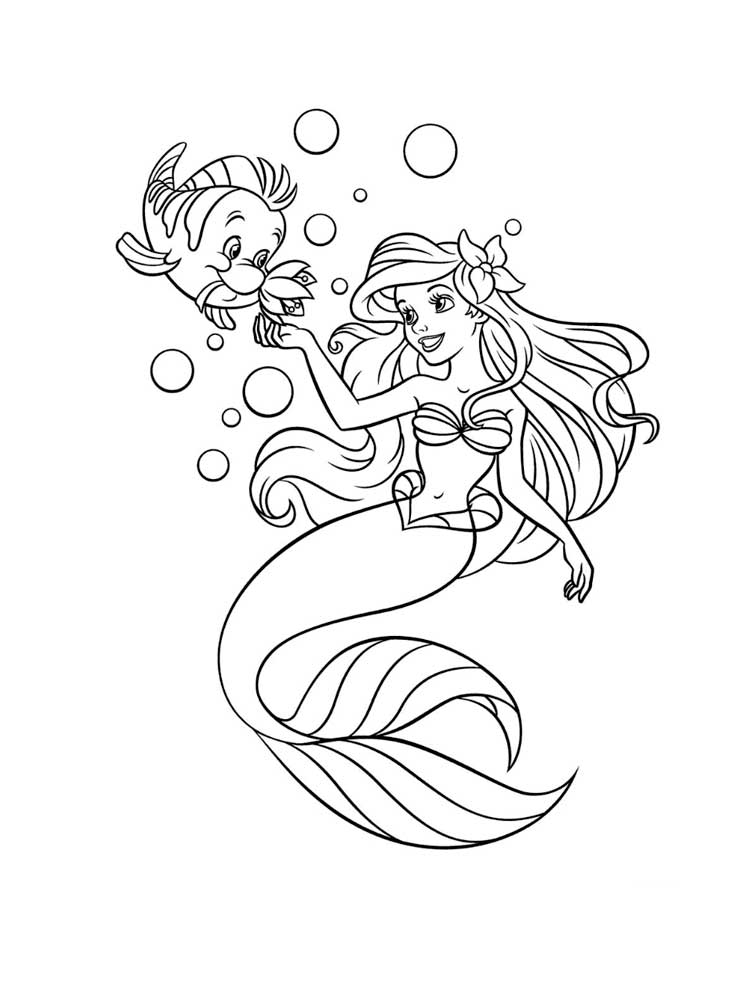 The Little Mermaid 60 coloring page