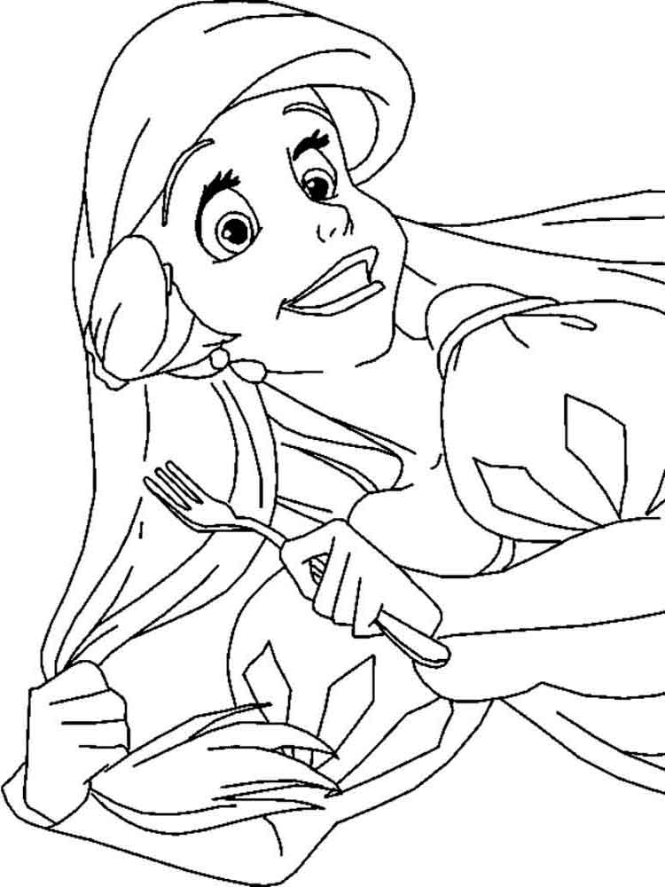 The Little Mermaid 70 coloring page