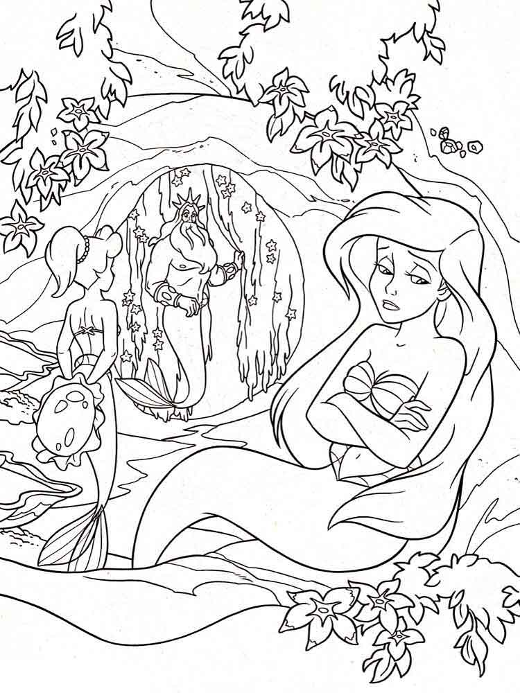 The Little Mermaid 85 coloring page