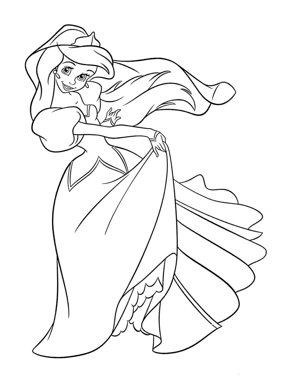 The Little Mermaid 9 coloring page