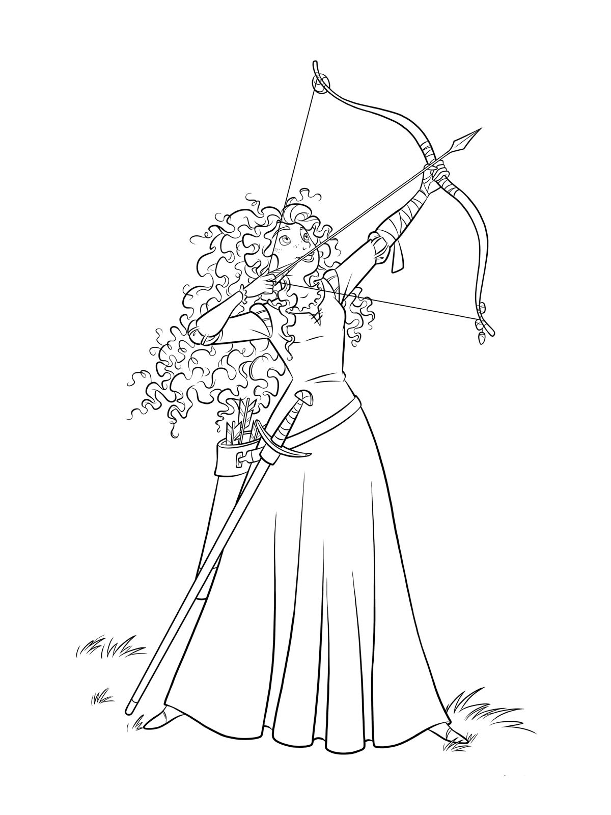 Merida 14 coloring page