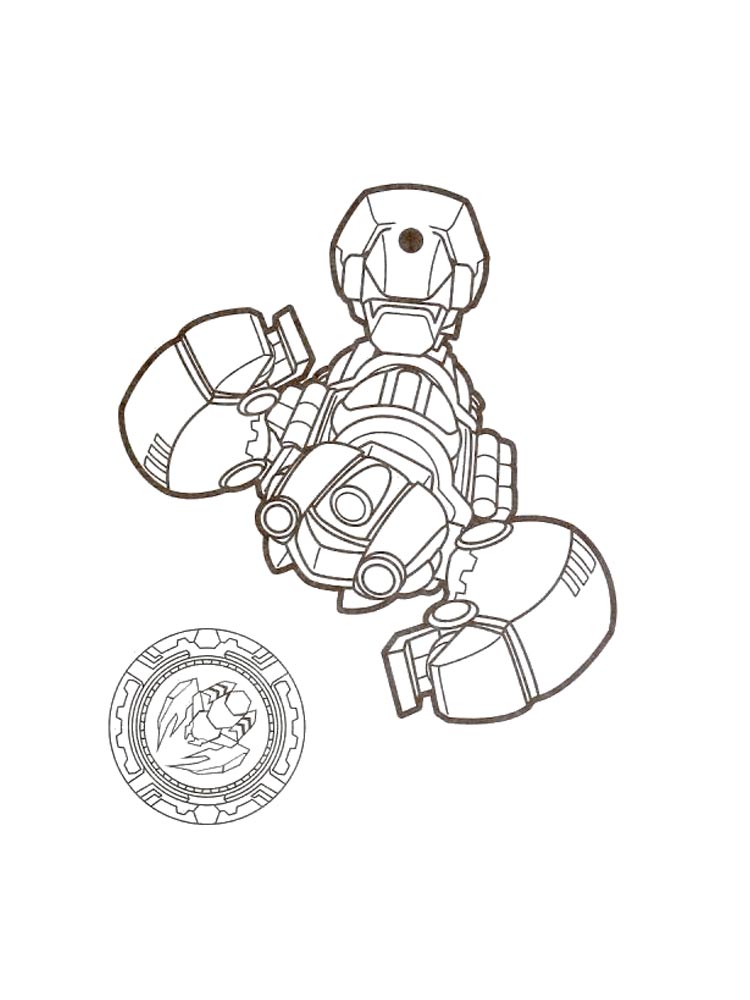 Metalions 13 coloring page