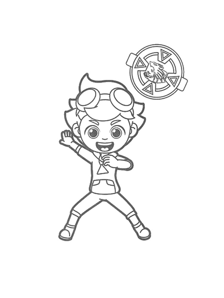 Metalions 2 coloring page