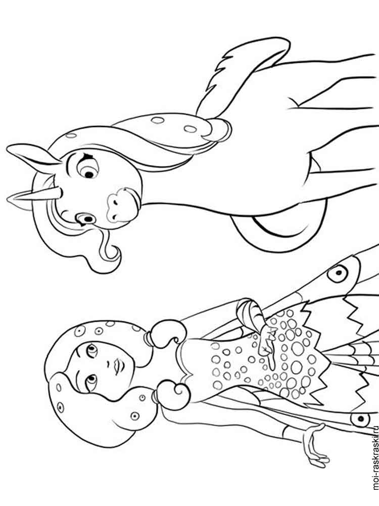 Mia and Me 15 coloring page