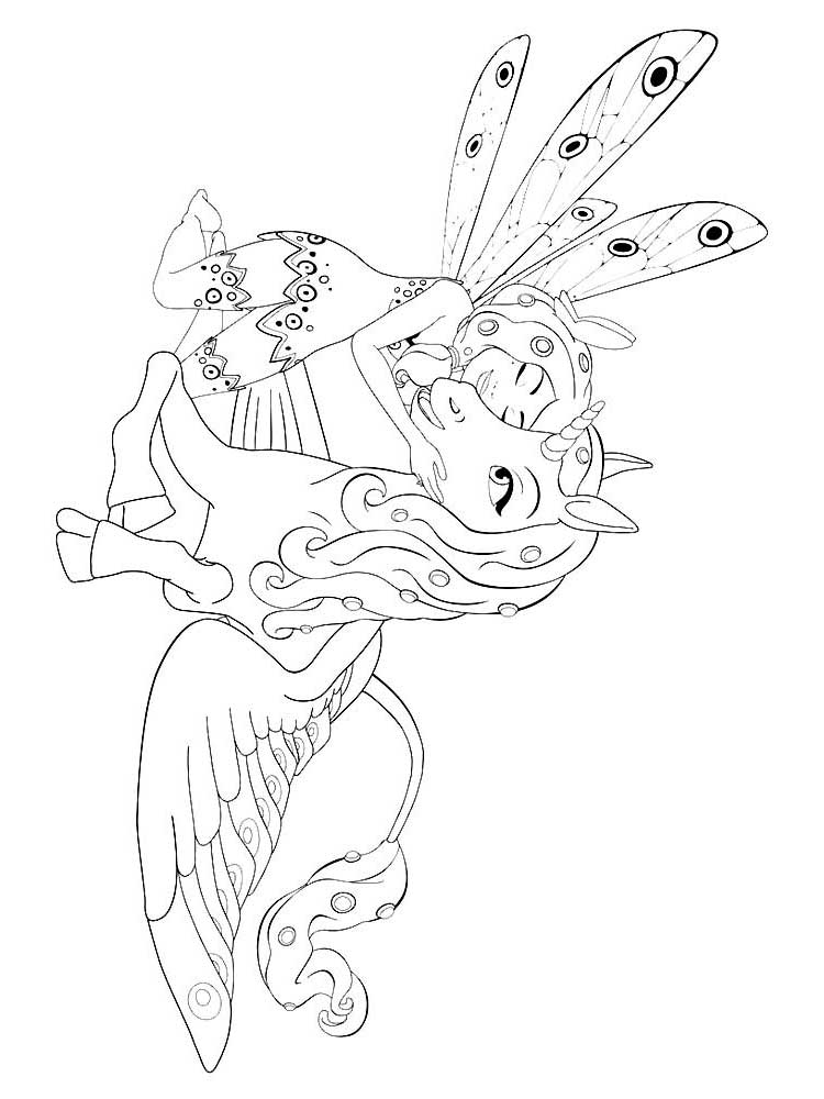 Mia and Me 32 coloring page