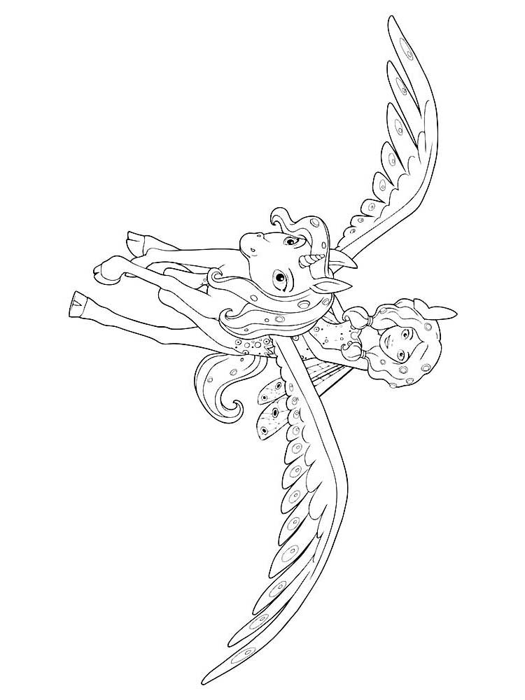 Mia and Me 33 coloring page
