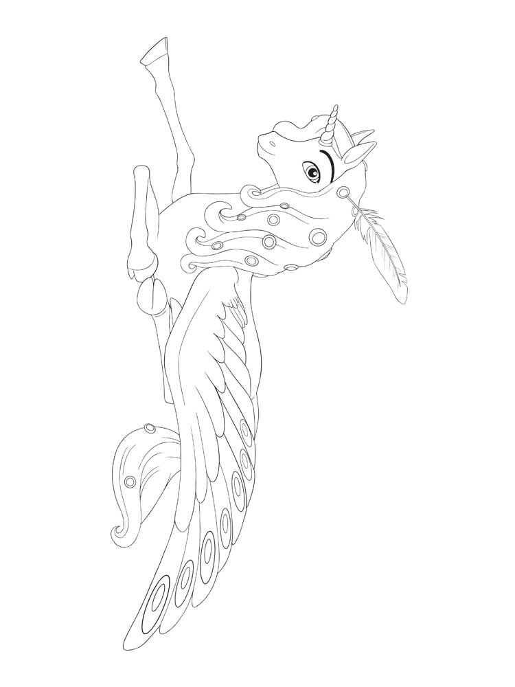 Mia and Me 36 coloring page