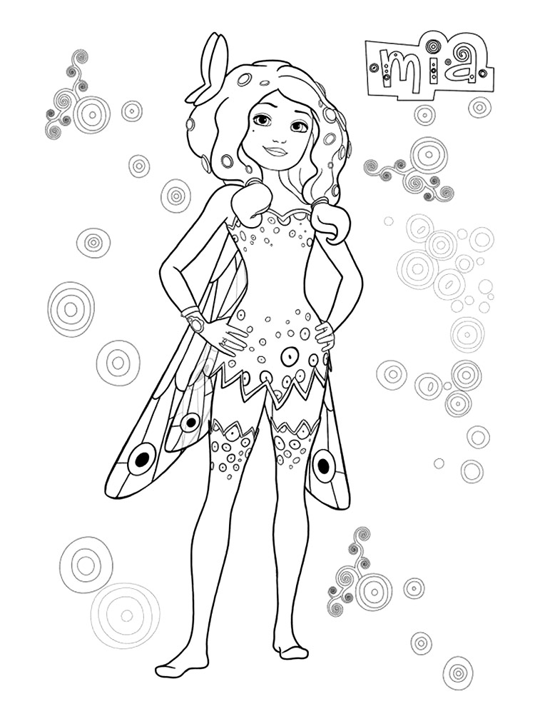 Mia and Me 4 coloring page