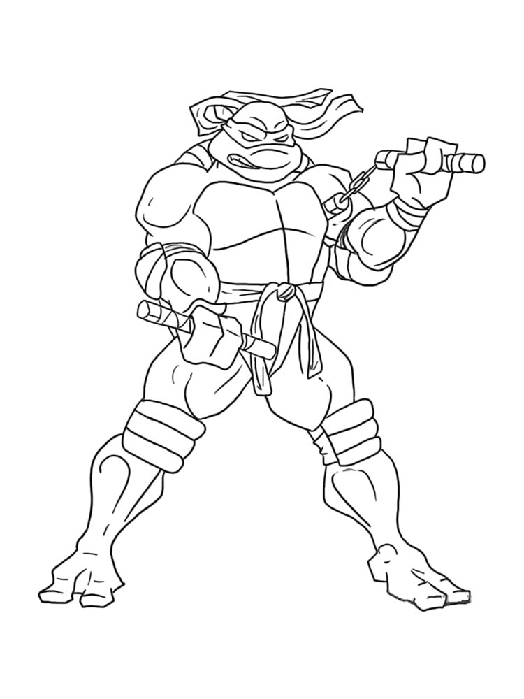 Michelangelo 17 coloring page