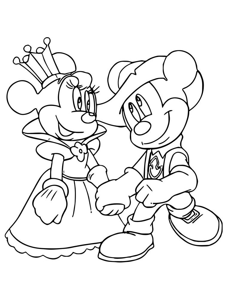 Mickey Mouse 14 coloring page