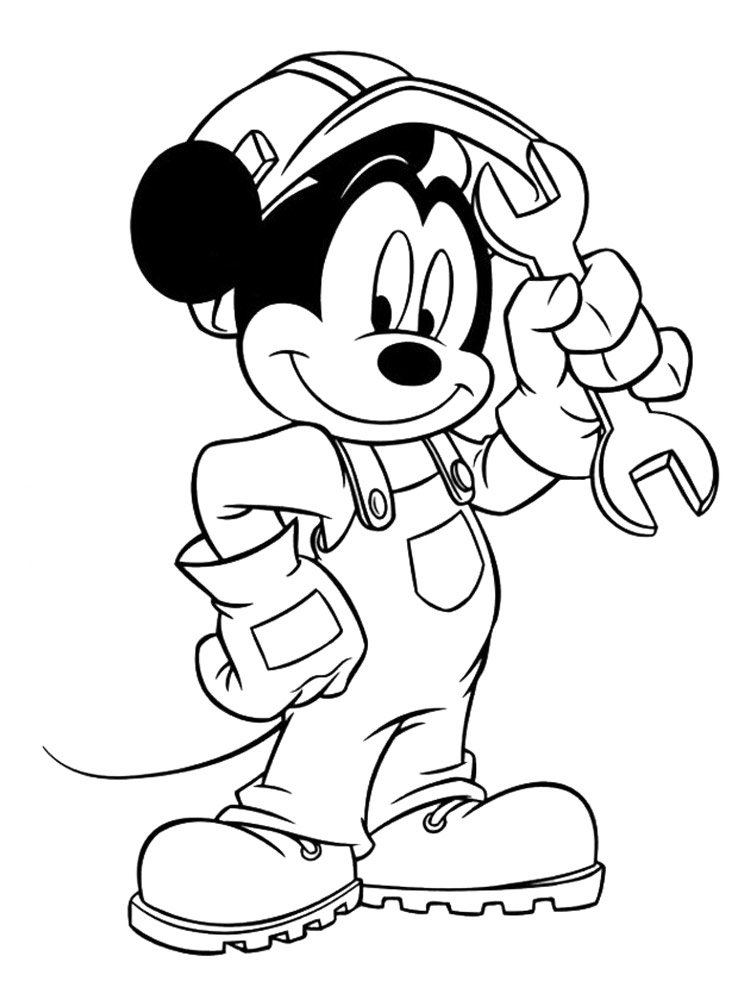 Mickey Mouse 19 coloring page