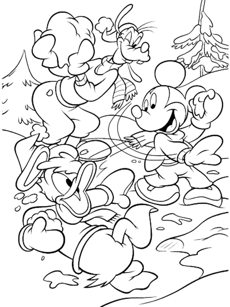 Mickey Mouse 2 coloring page
