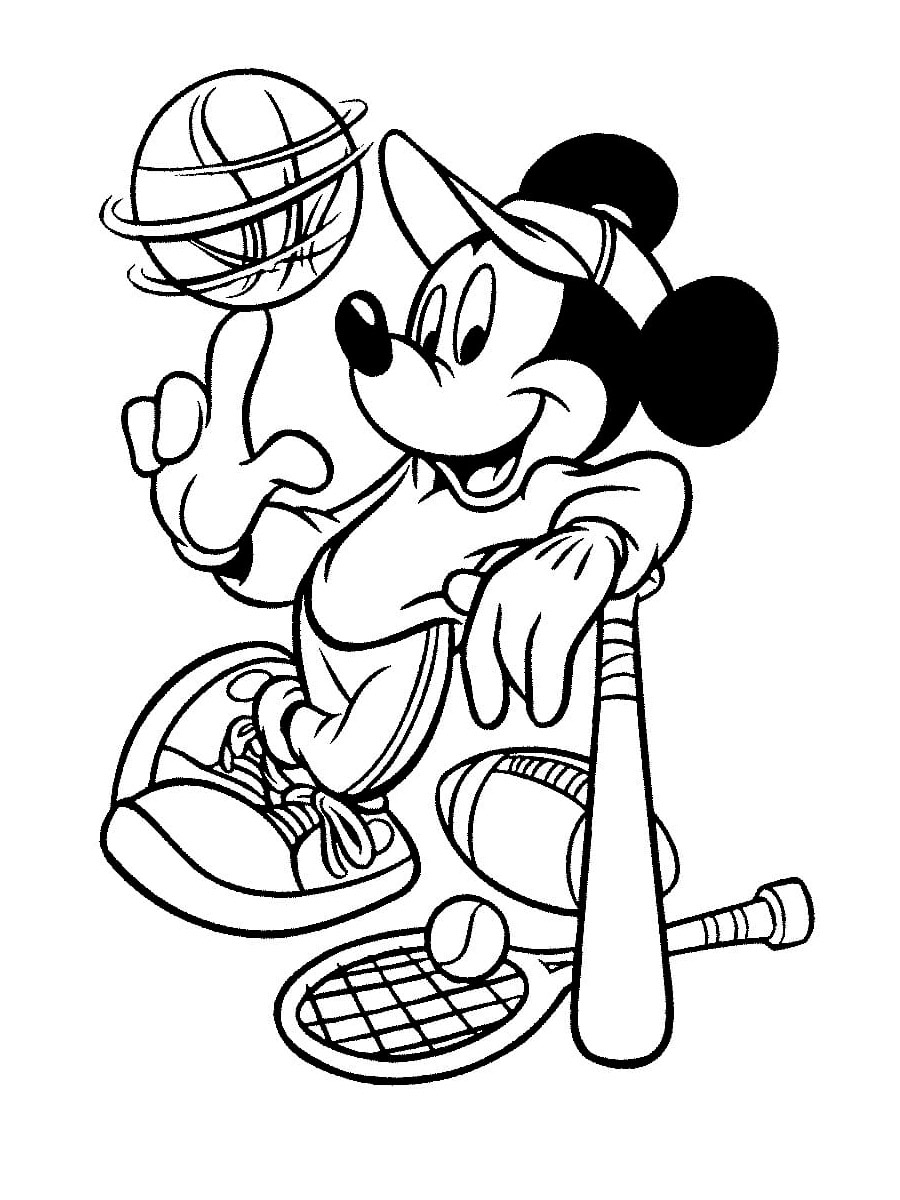 Mickey Mouse 23 coloring page