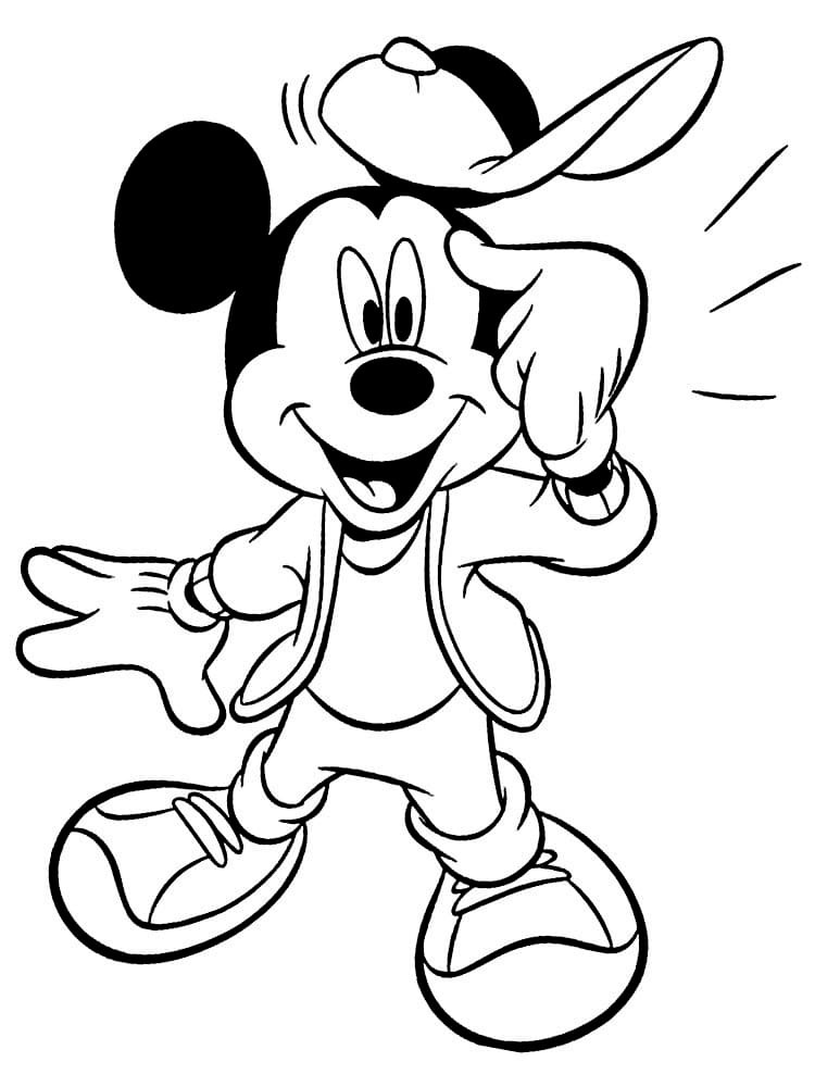 Mickey Mouse 24 coloring page