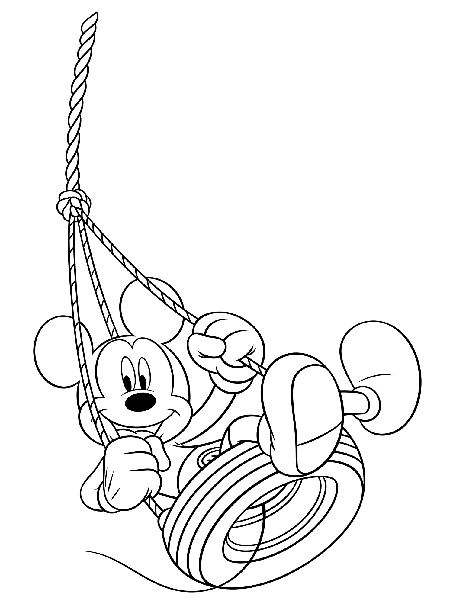 Mickey Mouse 30 coloring page