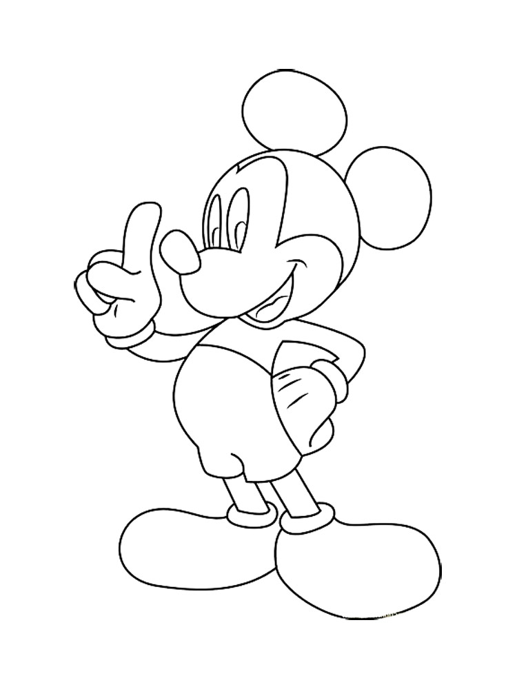 Mickey Mouse 41 coloring page