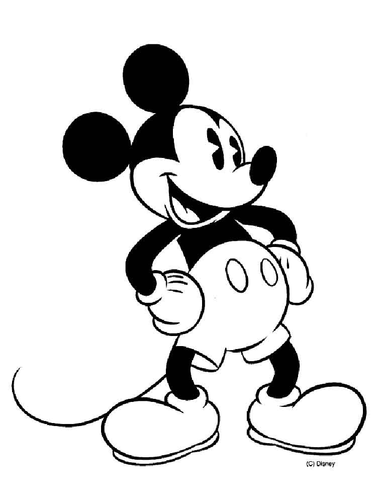 Mickey Mouse 66 coloring page