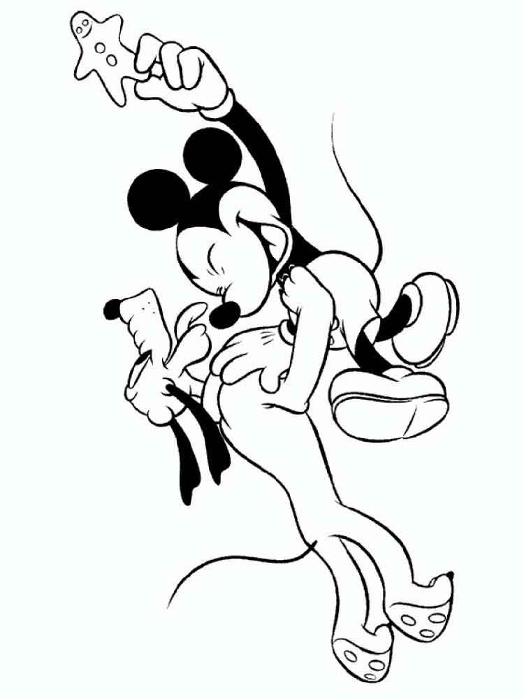 Mickey Mouse 67 coloring page