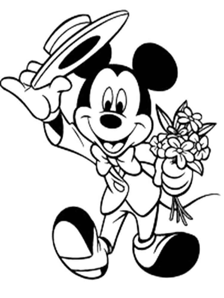 Mickey Mouse 72 coloring page