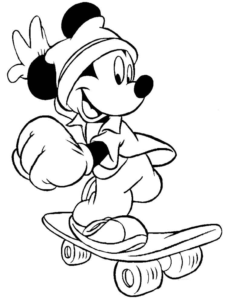 Mickey Mouse 77 coloring page