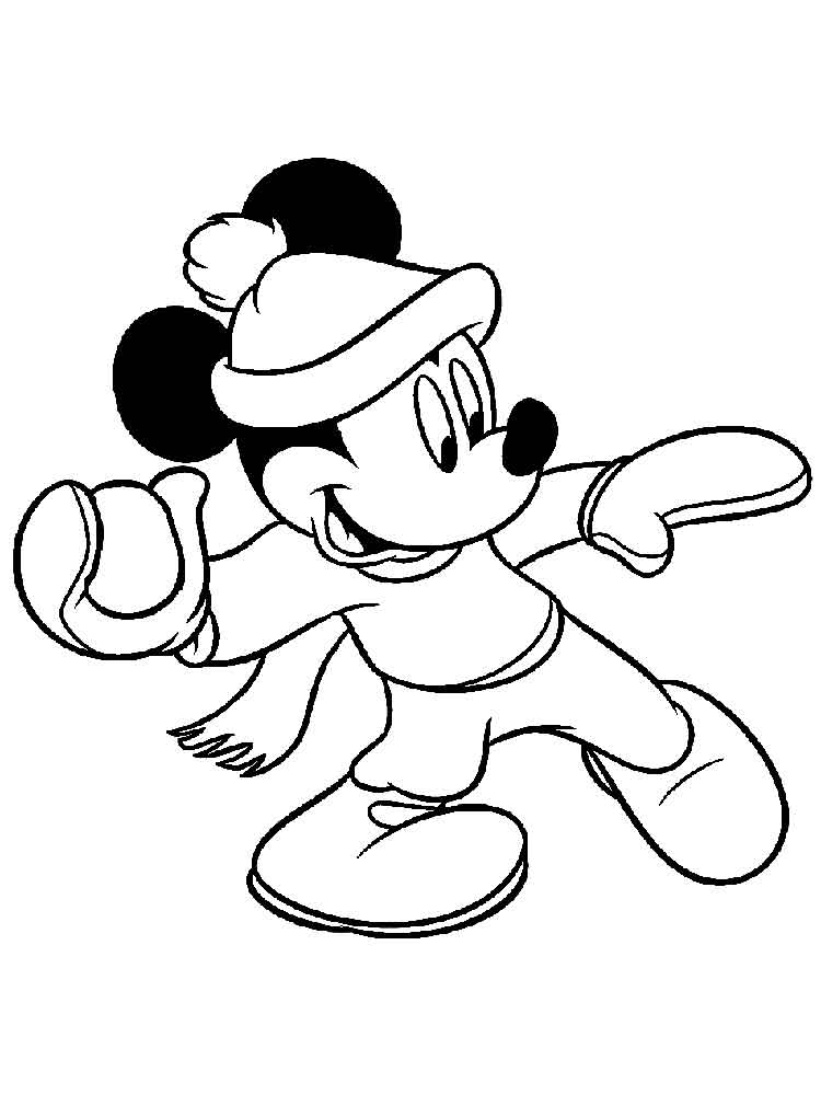 Mickey Mouse 80 coloring page