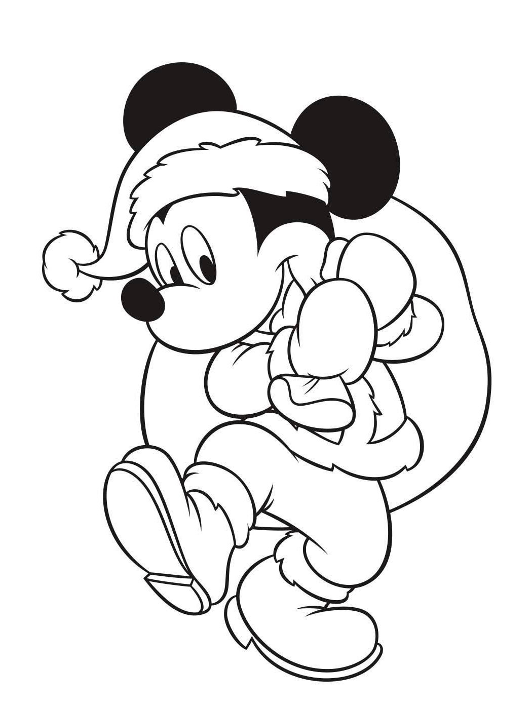 Mickey Mouse 9 coloring page