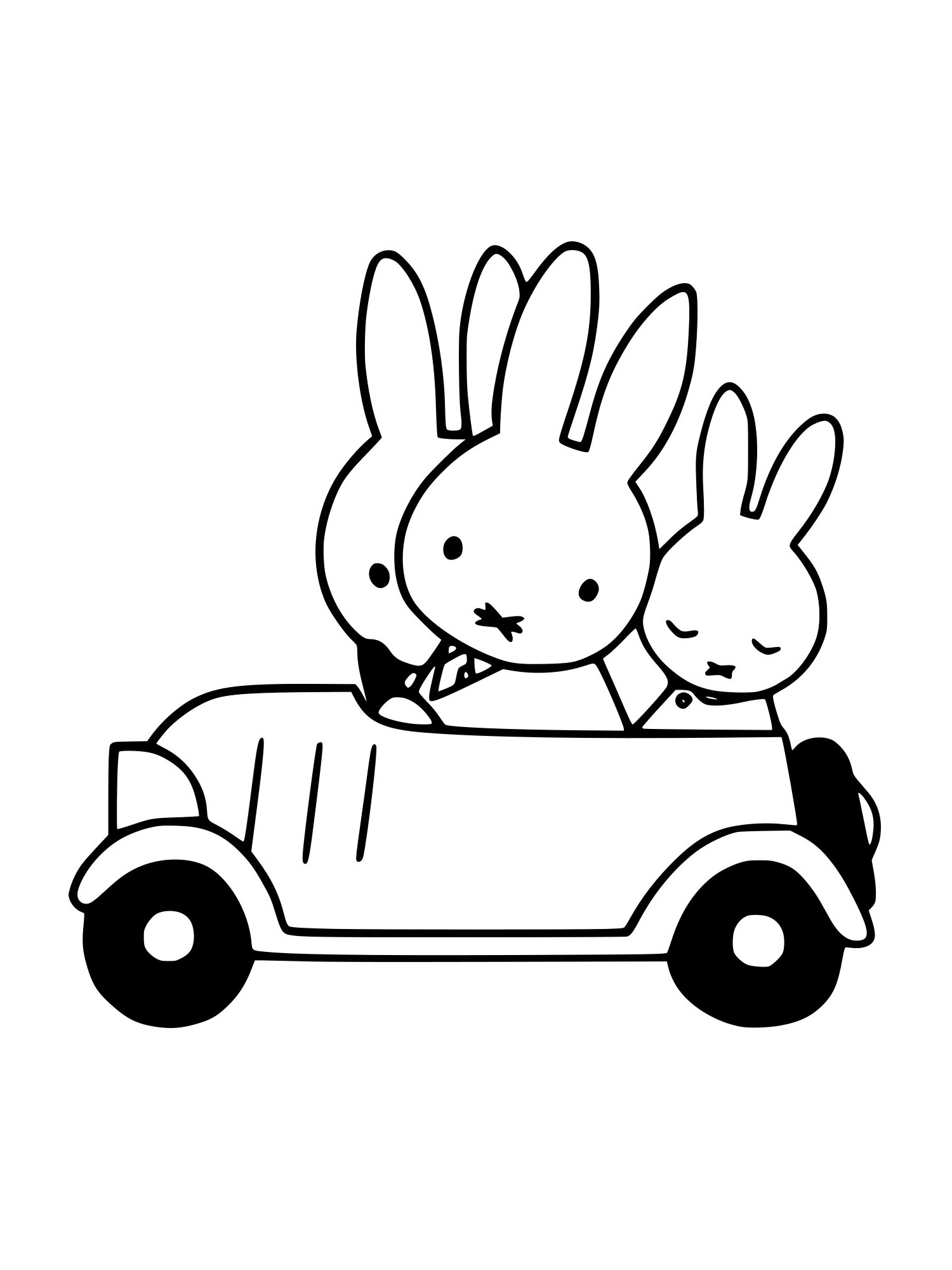 Miffy 12 coloring page