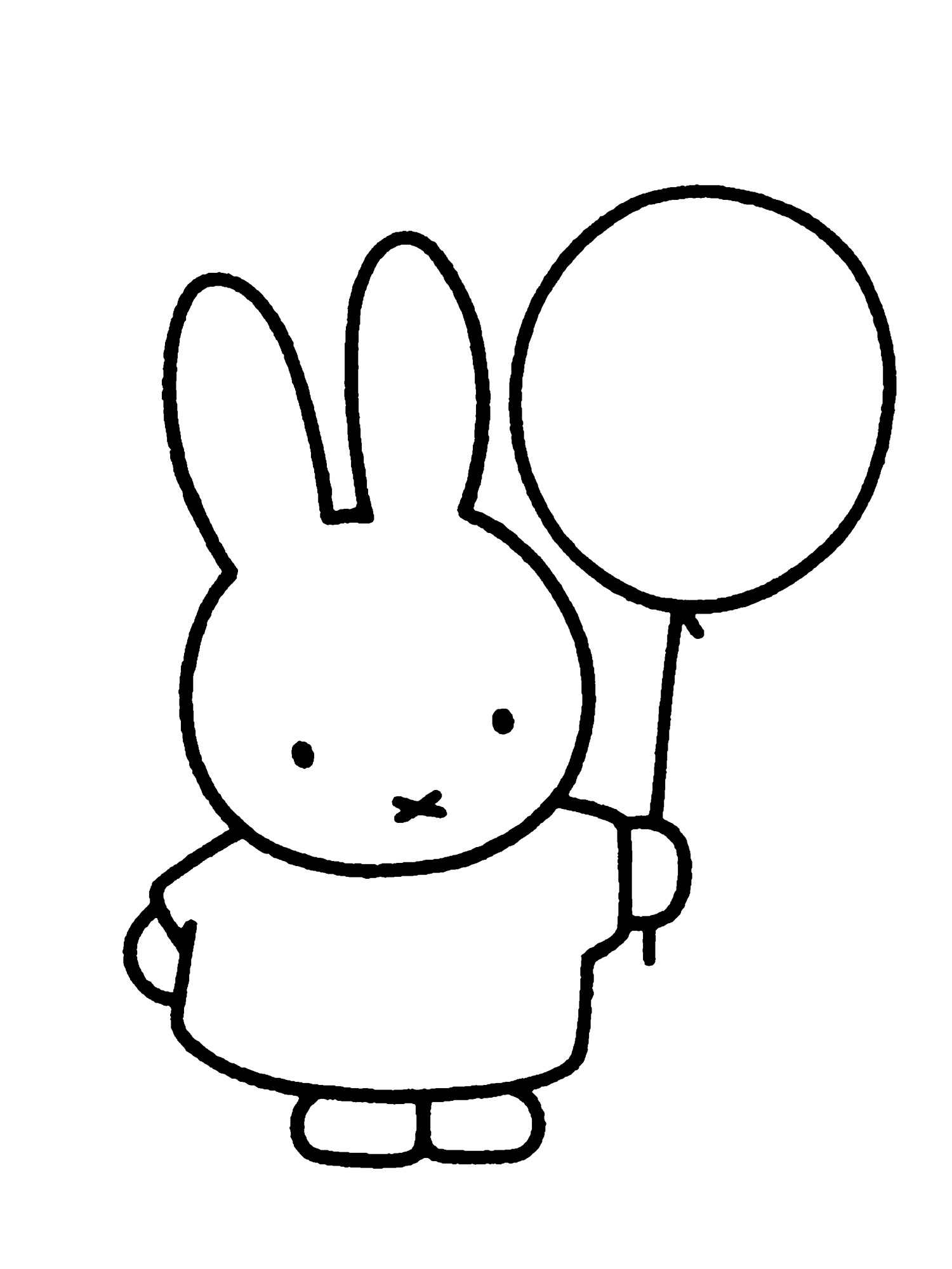 Miffy 19 coloring page