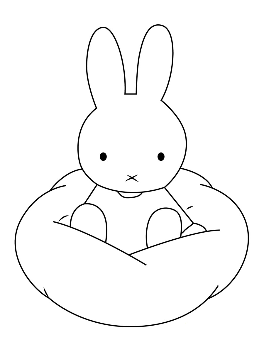 Miffy 27 coloring page