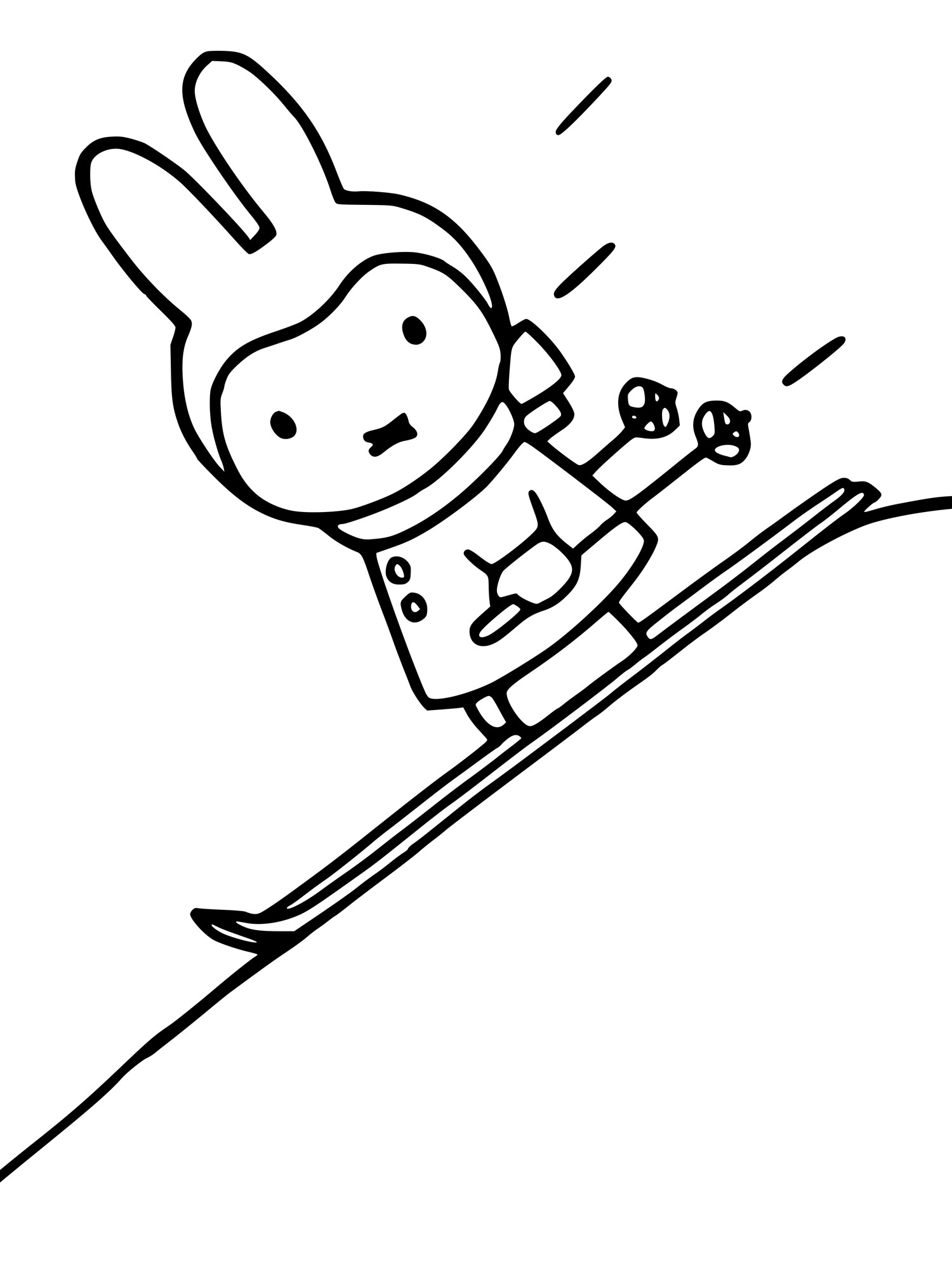 Miffy 28 coloring page