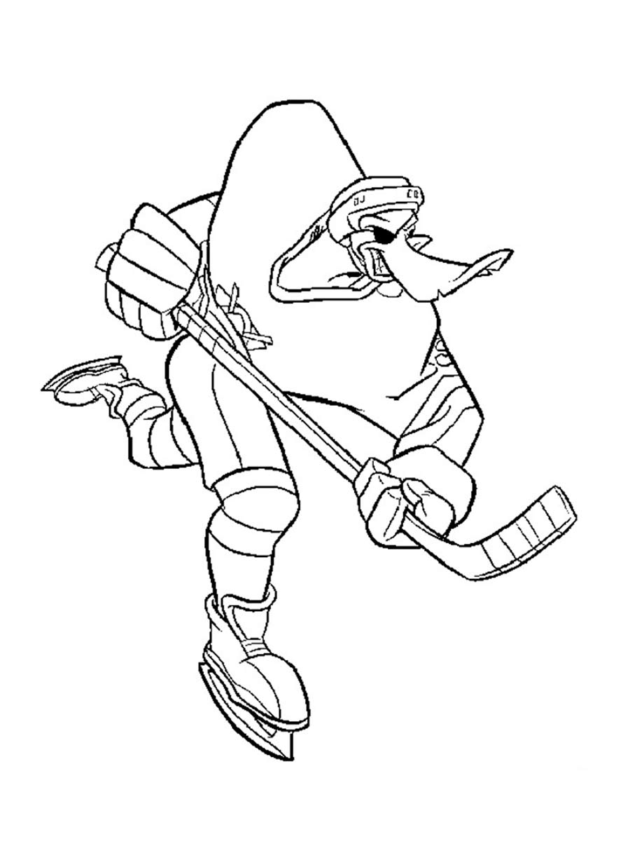 Mighty Ducks 11 coloring page