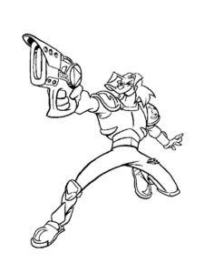 Mighty Ducks 13 coloring page