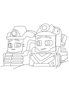 Mighty Express 13 coloring page