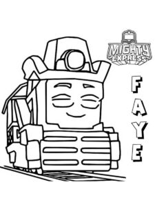 Faye coloring page