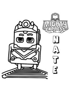 Nate coloring page