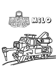 Milo coloring page