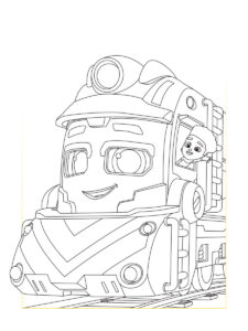 Mighty Express 7 coloring page