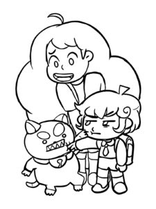 Mighty Magiswords 1 coloring page