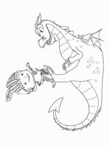 Mike the Knight 2 coloring page