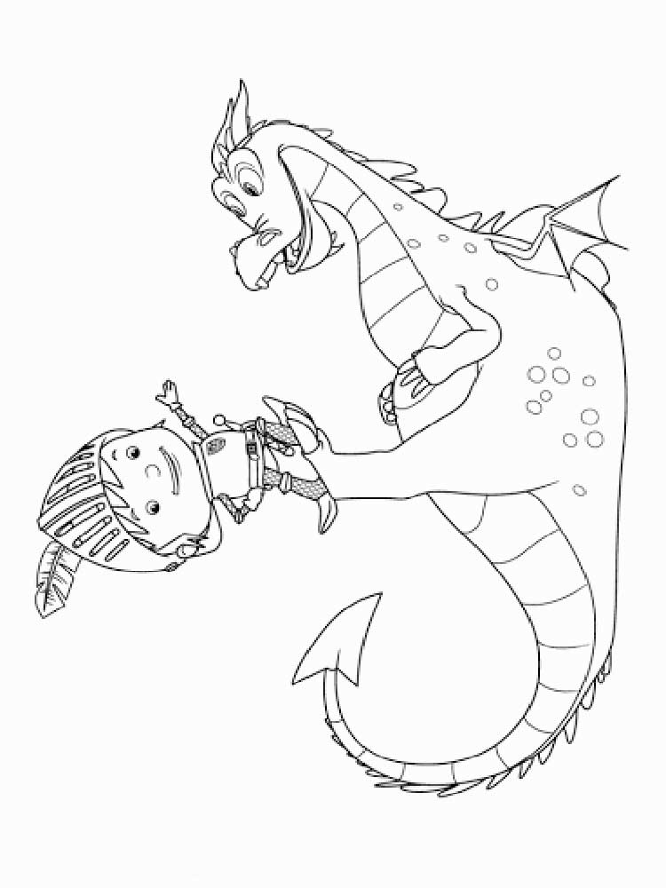 Mike the Knight 2 coloring page